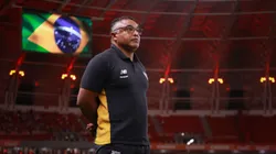 Roger Machado já está pressionado no cargo. Foto: Maxi Franzoi/AGIF