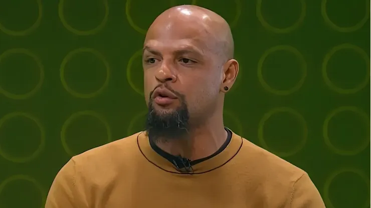 Felipe Melo defendeu o volante do Corinthians. Foto: Reprodução/Sportv