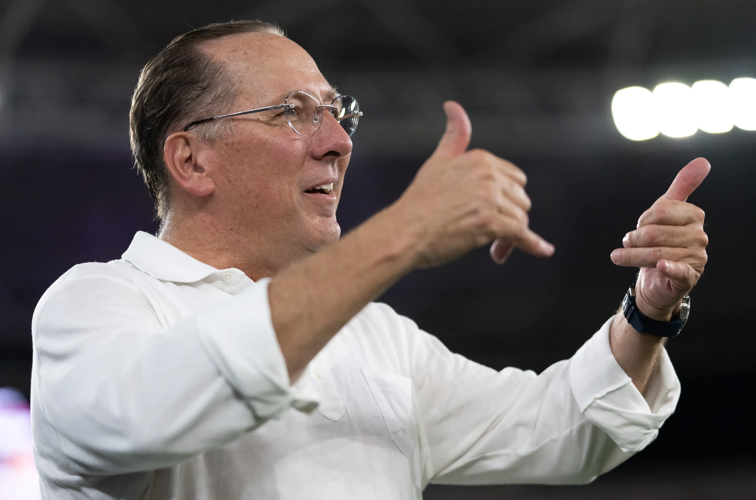 RJ – RIO DE JANEIRO – 29/01/2026 – BRASILEIRO A 2026, BOTAFOGO X CRUZEIRO – John Textor dono da saf do Botafogo durante partida contra o Cruzeiro no estadio Engenhao pelo campeonato Brasileiro A 2026.   Foto: Jorge Rodrigues/AGIF