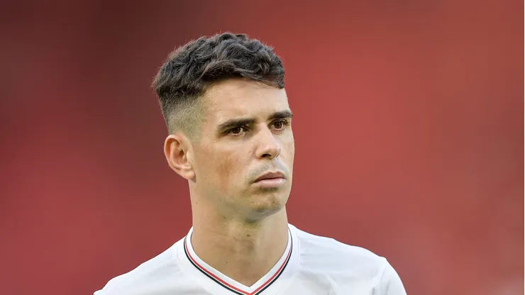 Oscar durante partida do SPFC no ano passado