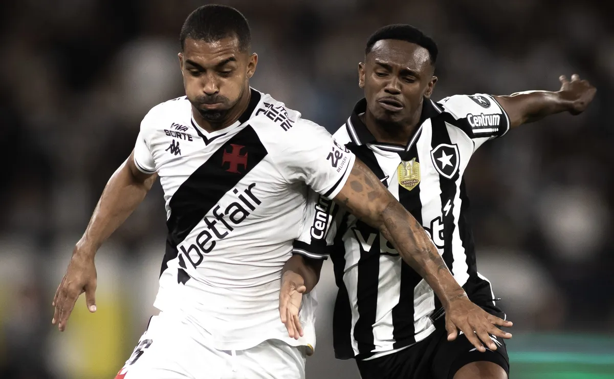 Vasco x Botafogo: Inteligência Artificial prevê empate com gols no clássico alvinegro