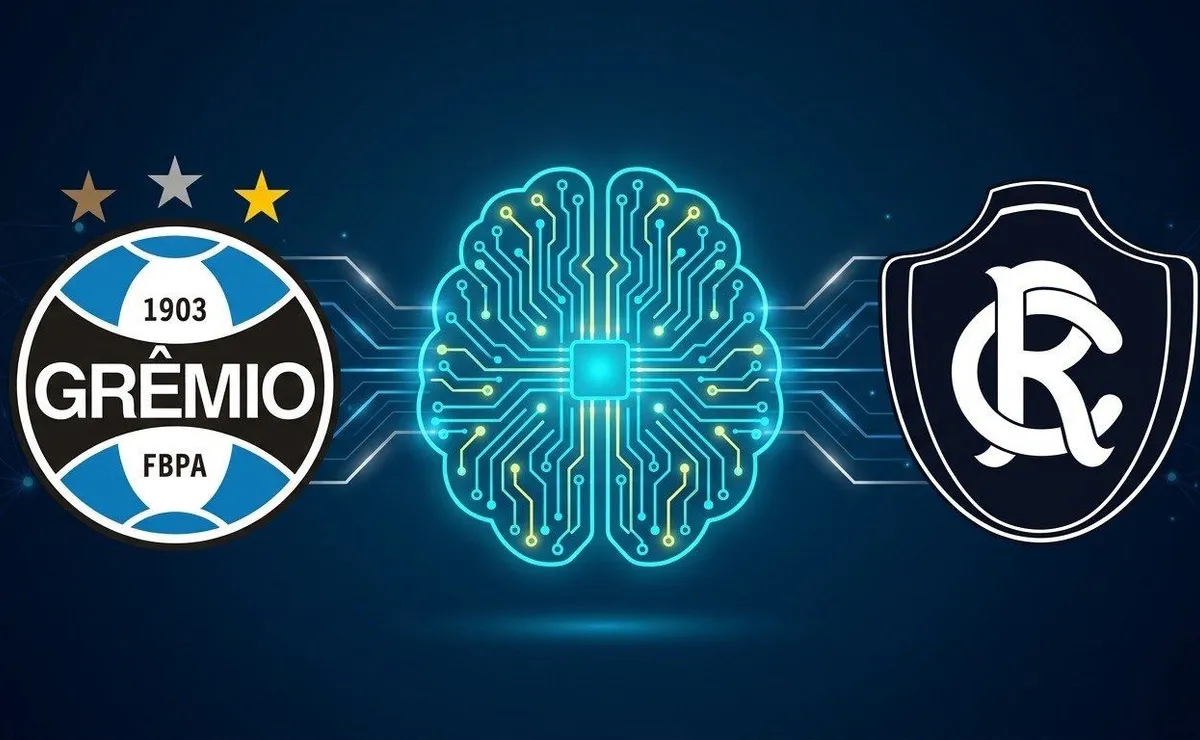 Inteligência Artificial se antecipa e revela placar exato de Grêmio x Remo pelo Campeonato Brasileiro