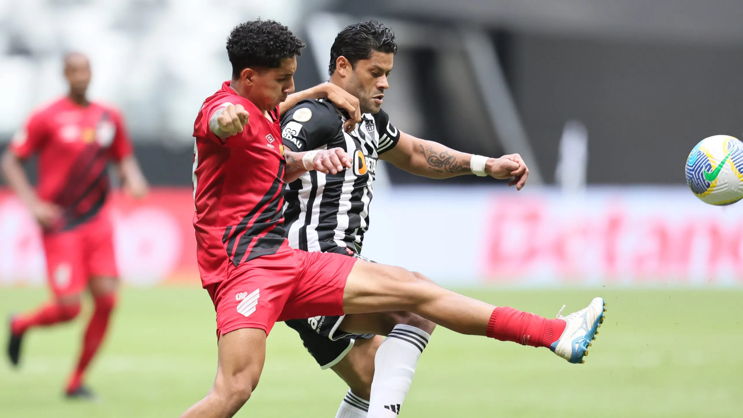 Hulk jogador do Atletico-MG durante partida contra o Athletico-PR no estadio Arena MRV pelo campeonato Brasileiro A 2024. Foto: Gilson Lobo/AGIF