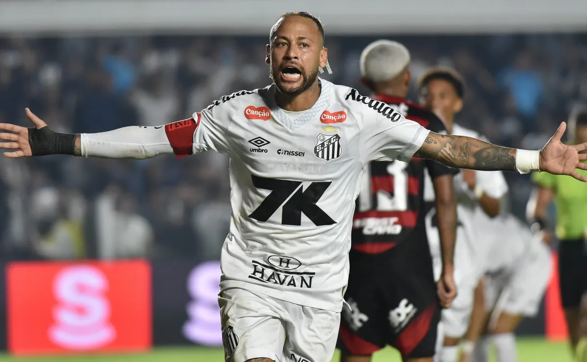 Última vitória do Santos sobre o Flamengo teve Neymar como protagonista