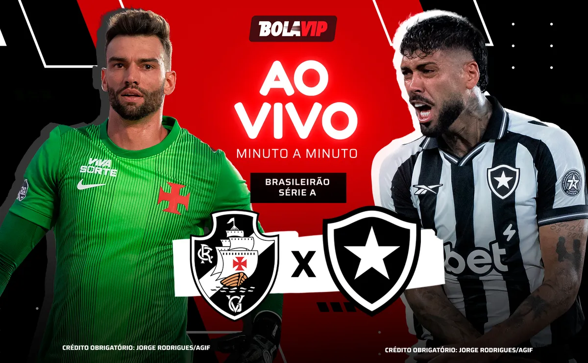 Vasco x Botafogo AO VIVO E GRÁTIS – Primeiro tempo em andamento pelo Brasileirão