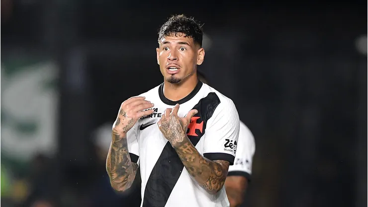 Saldivia jogador do Vasco durante partida contra o Palmeiras. Foto: Thiago Ribeiro/AGIF