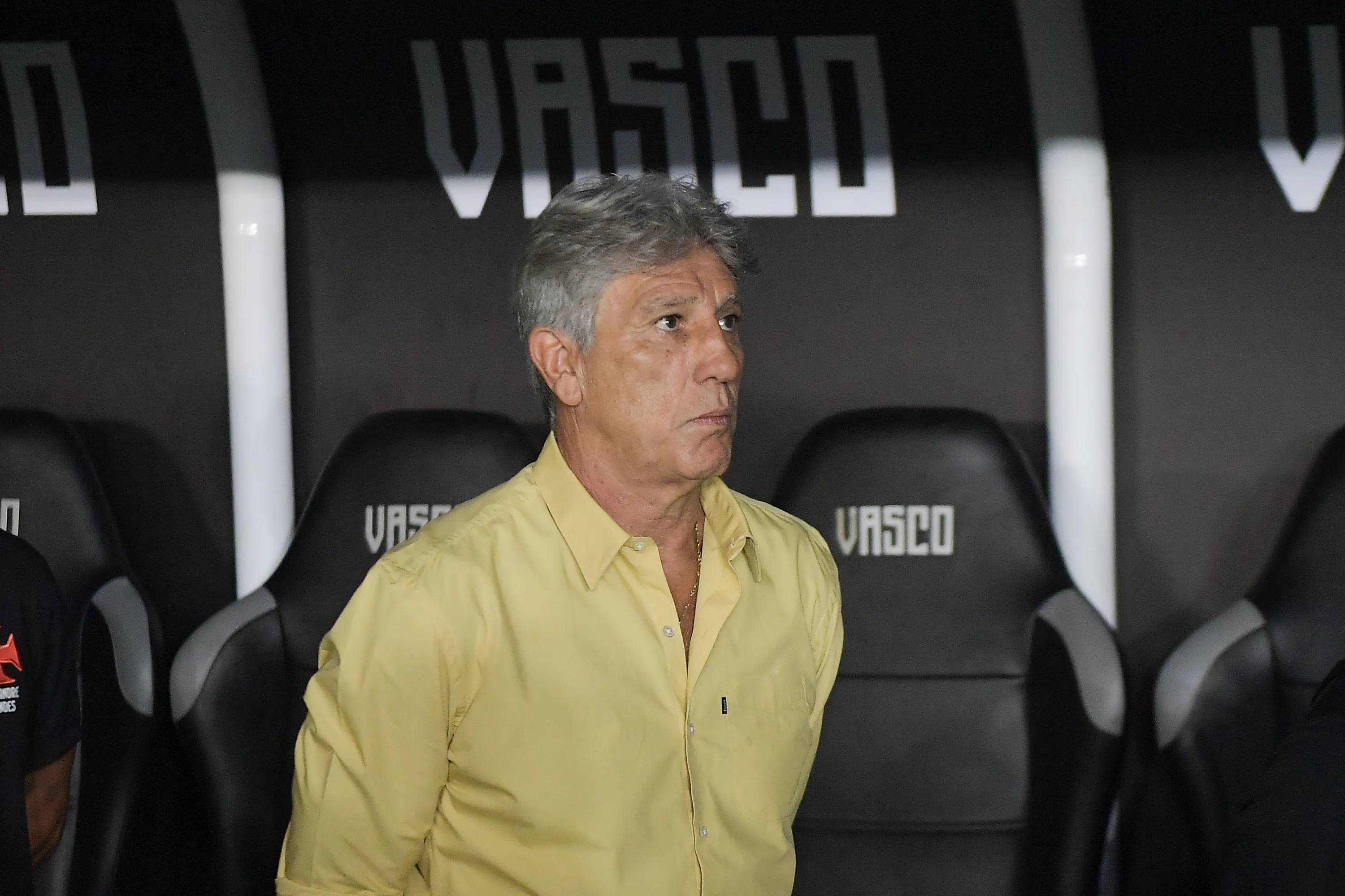 Renato Gaucho tecnico do Vasco durante partida contra o Botafogo no estadio Sao Januario. Foto: Thiago Ribeiro/AGIF