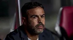 Artur Jorge durante partida do Zeiro no Morumbis