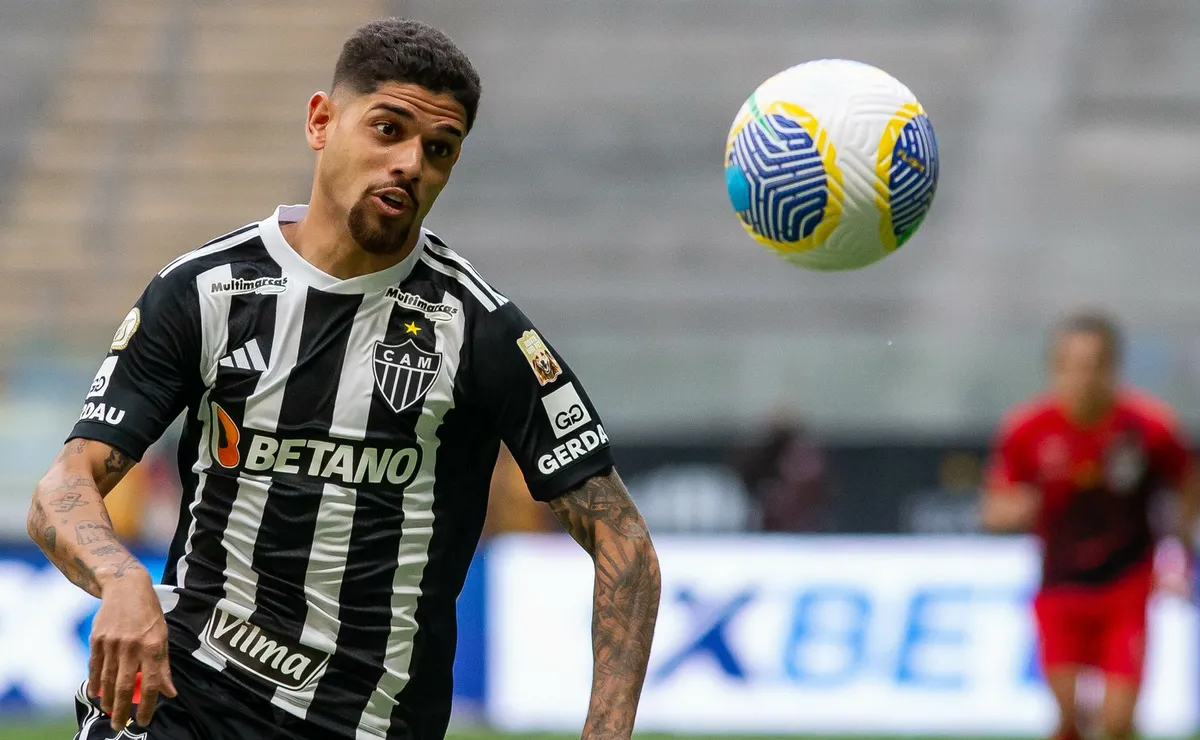Com o aval de Cuca, Santos mira plano para avançar pela contratação de Rubens, ex-Atlético-MG