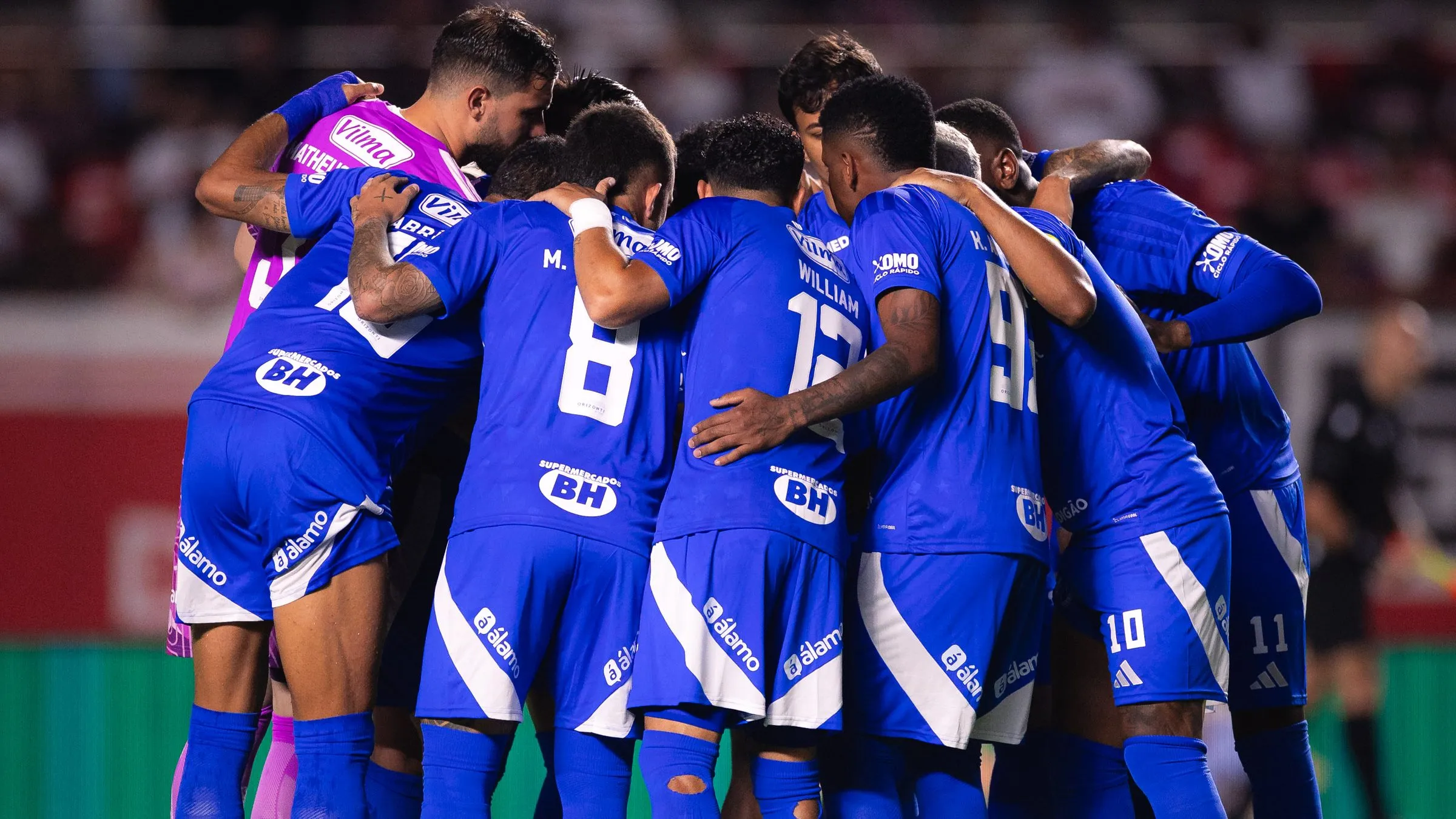 Jogadores do Cruzeiro. Foto: Marco Galvão/CEC