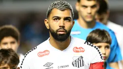 Gabigol jogador do Santos durante partida contra o Sao Paulo no estadio Vila Belmiro pelo campeonato Brasileiro A 2026. Foto: Mauricio De Souza/AGIF