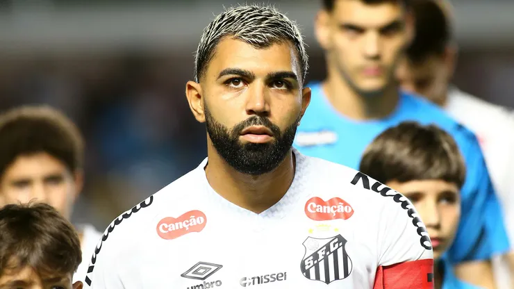 Gabigol jogador do Santos durante partida contra o Sao Paulo no estadio Vila Belmiro pelo campeonato Brasileiro A 2026. Foto: Mauricio De Souza/AGIF