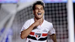 Ferreira jogador do Sao Paulo comemora seu gol durante partida contra o Cruzeiro no estadio Morumbi pelo campeonato Brasileiro A 2026. Foto: Marcello Zambrana/AGIF