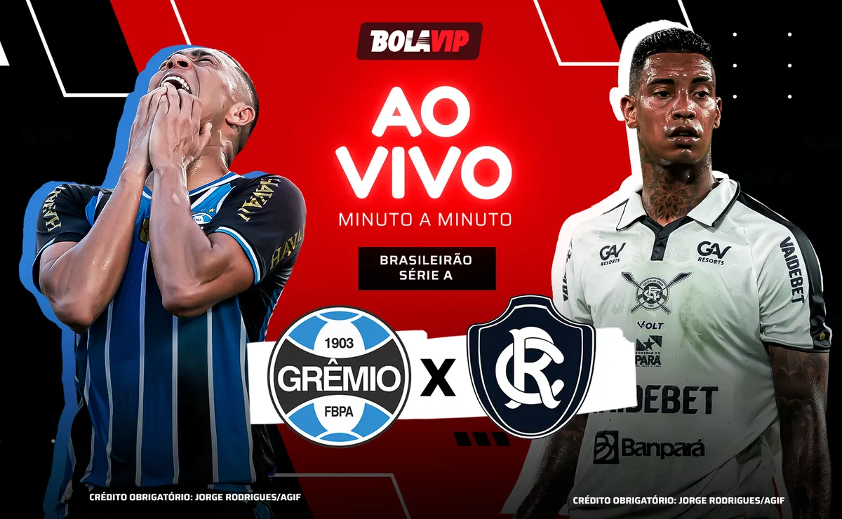 Grêmio x Remo AO VIVO e GRÁTIS – Onde assistir jogo em tempo real pelo Brasileirão