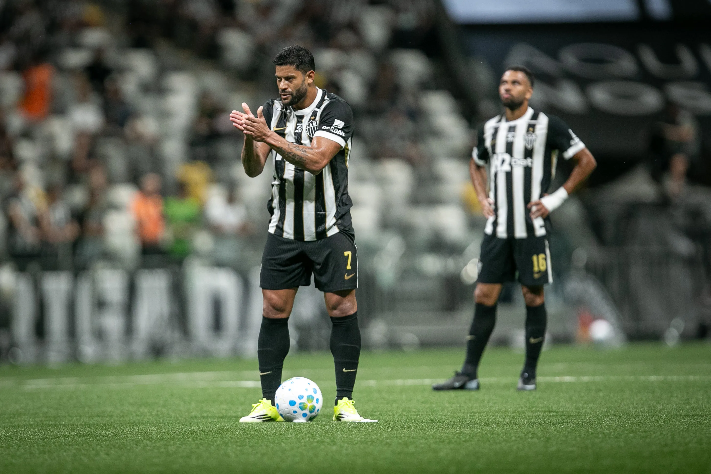 Galo soma mais uma vitória no Brasileirão. Foto: Fernando Moreno/AGIF