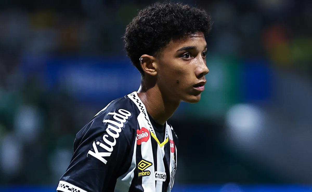 Robinho Jr, joia do Santos, quebra o silêncio sobre possível interesse do Flamengo: “não sei de nada”