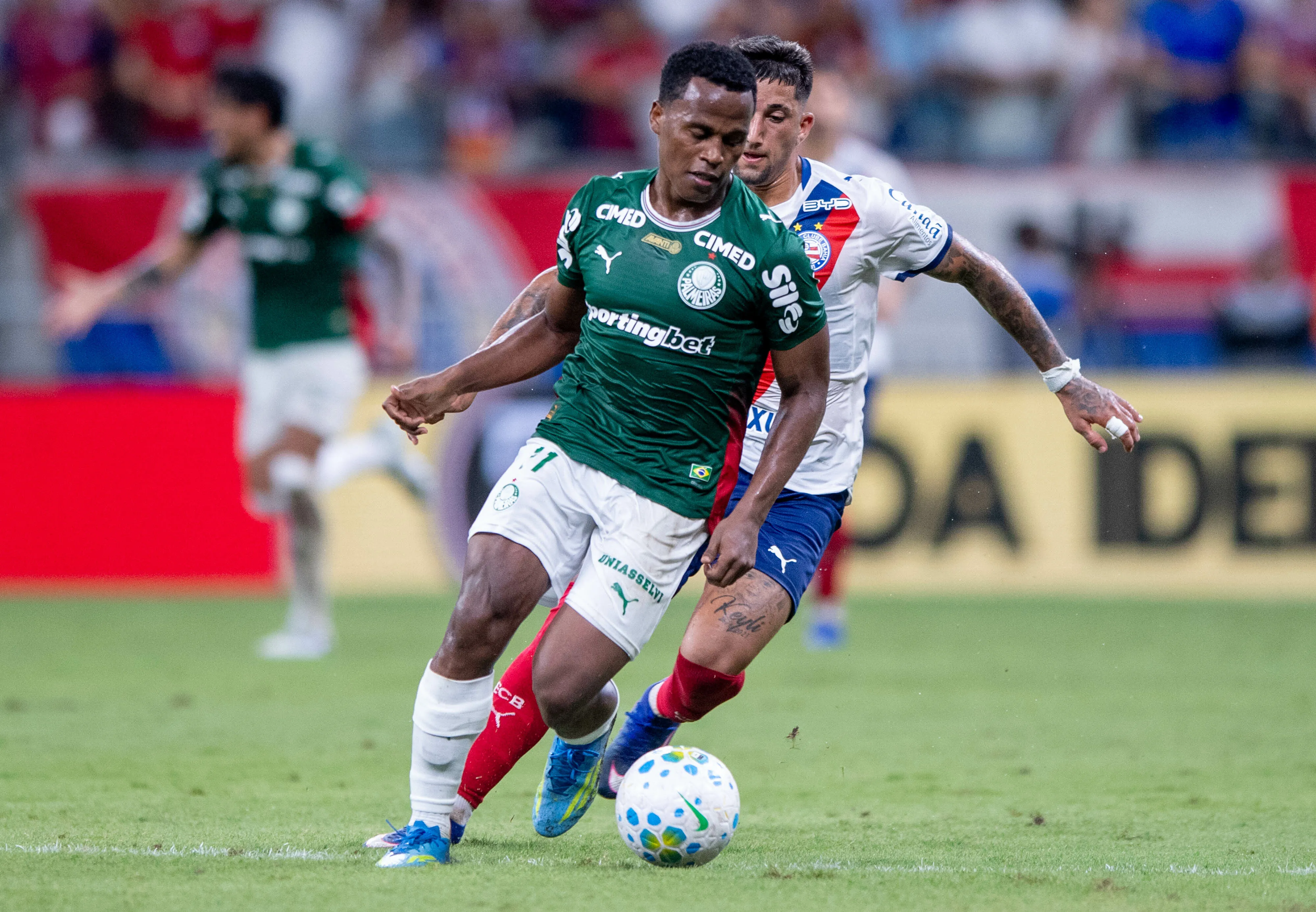 Palmeiras venceu o Bahia fora de casa, pelo Brasileirão. Foto: Jhony Pinho/AGIF