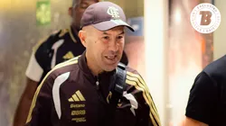 Leonardo Jardim técnico do Flamengo chegando no Maracanã para enfrentrar o Santos