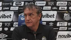Cuca, treinador do Santos. Foto: Reprodução/Santos TV