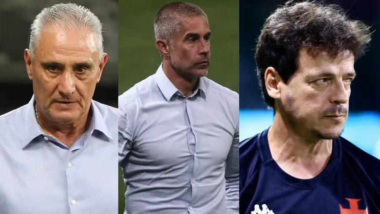 Tite, Sylvinho e Diniz surgem como opções no Corinthians - Fotos: Gilson Lobo/AGIF, Ettore Chiereguini/AGIF e Marcello Zambrana/AGIF