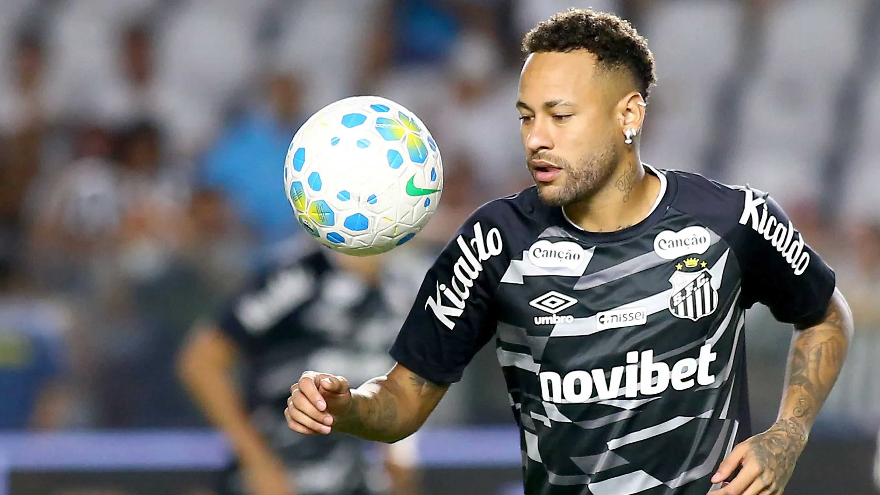 Neymar no Santos. Foto: Mauricio De Souza/AGIF