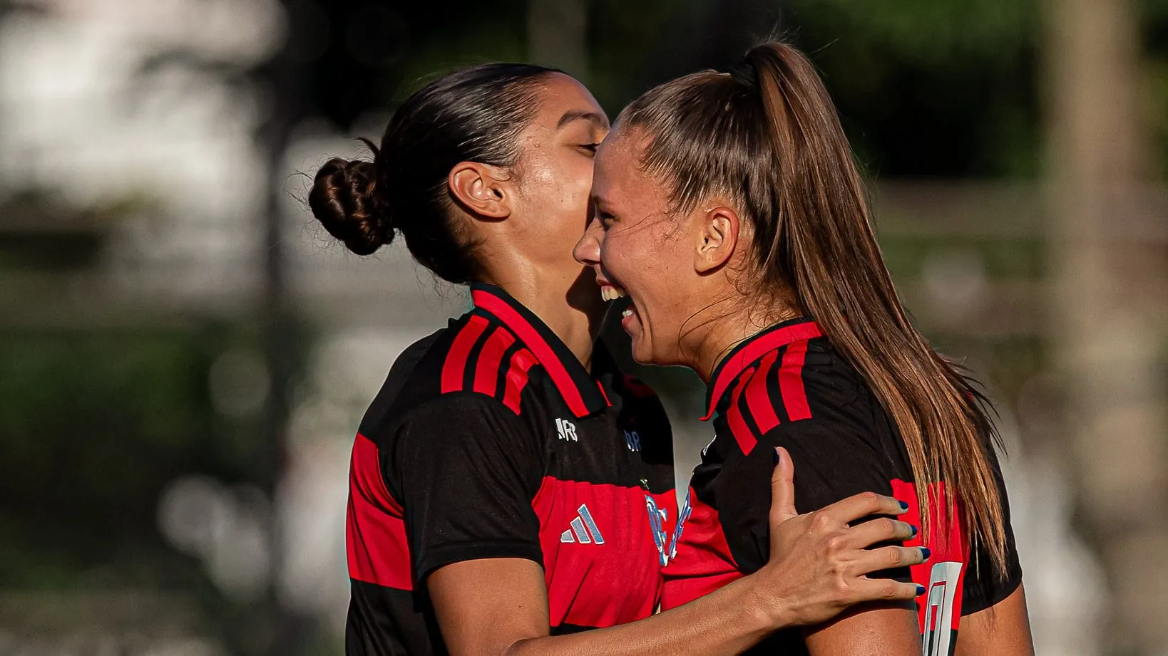 Brendha, do Flamengo, em campo pelo Brasileirão Feminino Sub-20
