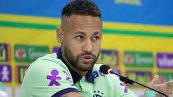 Neymar durante entrevista na Seleção.