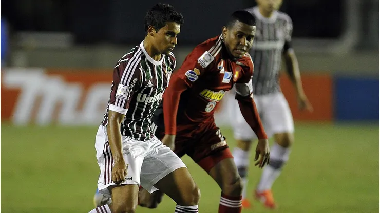 Fluminense venceu duas vezes o Caracas na Libertadores de 2013 Foto: Fabio Castro/AGIF