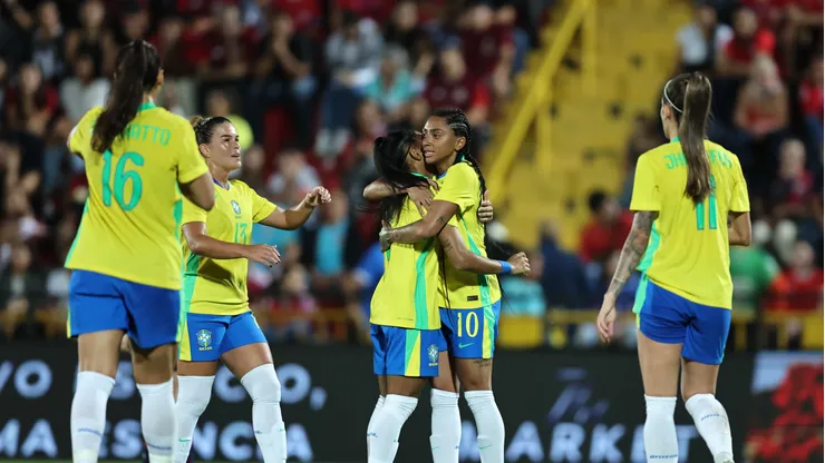 Seleção Feminina em amistoso - Foto: Lívia Villas Boas/Staff Images/CBF
