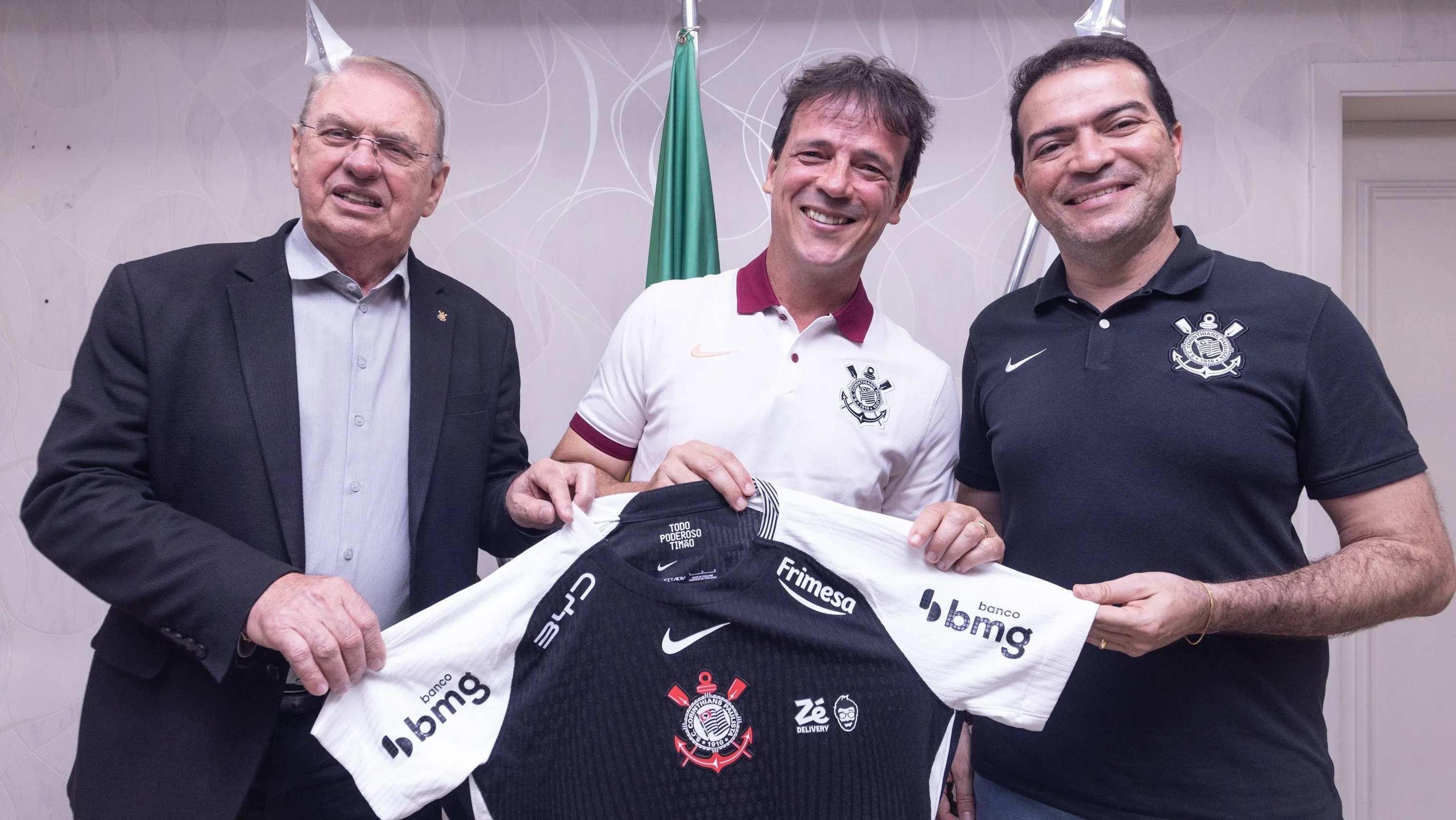 Fernando Diniz. Foto: Rodrigo Coca/Agência Corinthians
