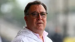 O presidente Marcelo Teixeira do Santos FC durante treino no Centro de Treinamento CT Rei Pele.