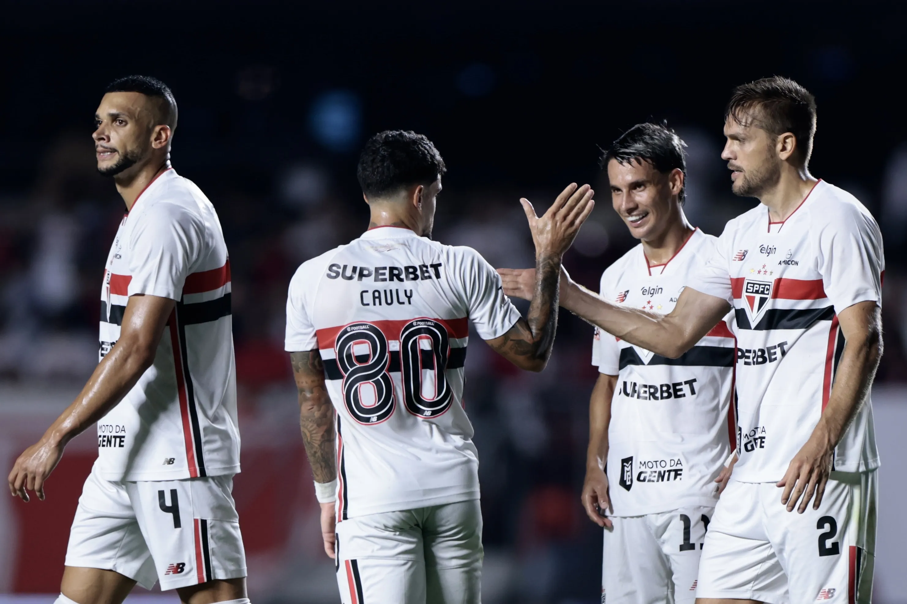 São Paulo vem de vitória sobre o Cruzeiro pelo Brasileirão. Foto: Marcello Zambrana/AGIF
