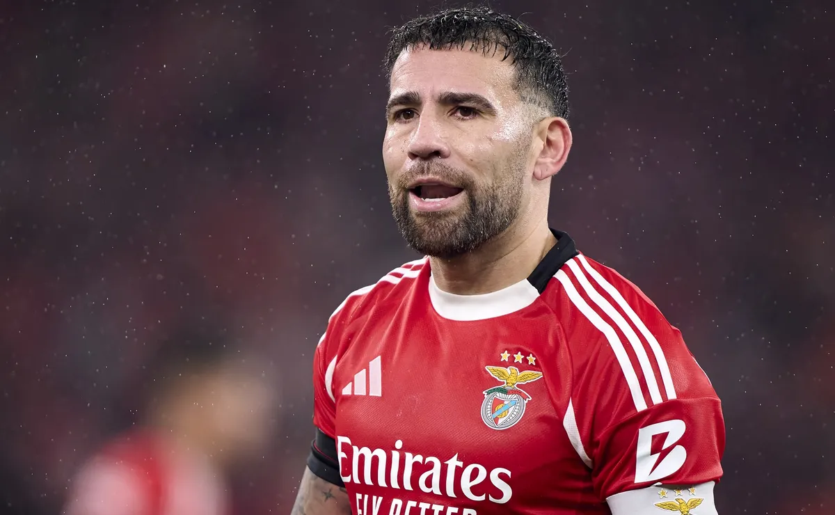 Alvo do Vasco e de saída do Benfica, Otamendi é procurado pelo River Plate na Data Fifa