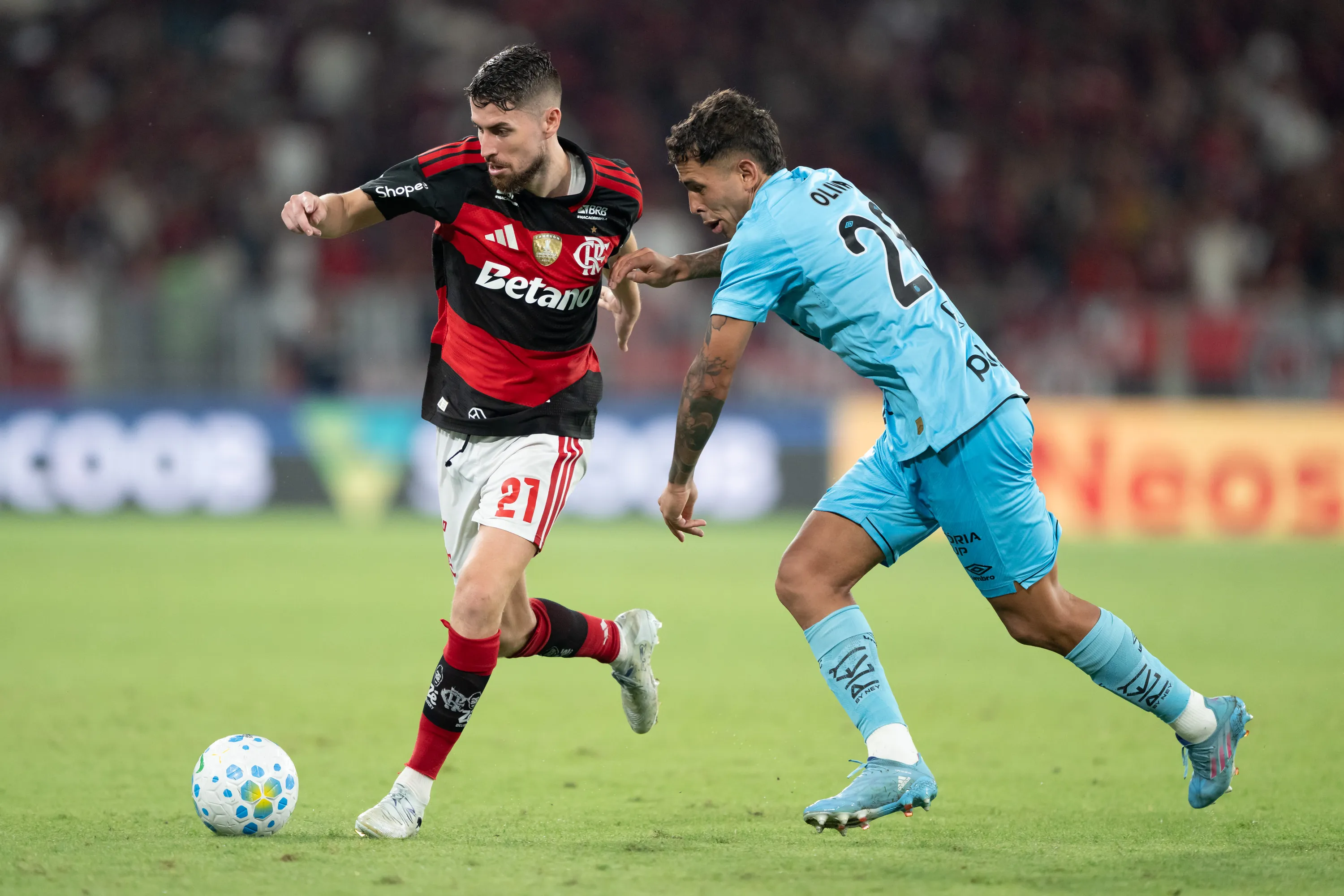 Santos vem de derrota para o Flamengo pelo Brasileirão. Foto: Jorge Rodrigues/AGIF