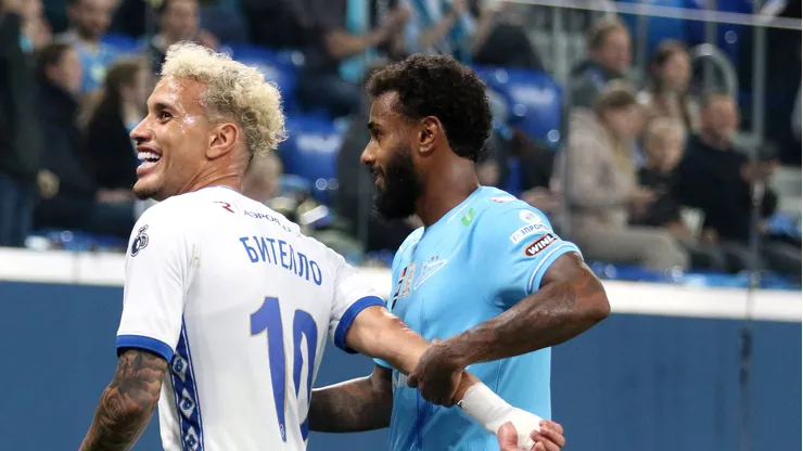 Wendel e Bitello jogando pelo futebol russo. Foto: IMAGO / ZUMA Press Wire