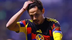 Raphael Veiga foi criticado por atuações no América-MEX (Photo by Manuel Velasquez/Getty Images)