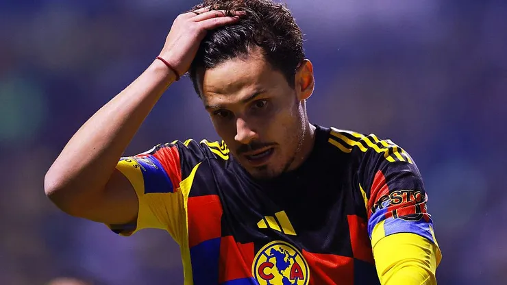 Raphael Veiga foi criticado por atuações no América-MEX (Photo by Manuel Velasquez/Getty Images)