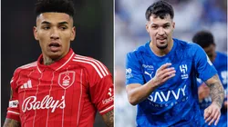 Fla busca um novo camisa 9 - Fotos: Michael Regan/Getty Images e Abdullah Ahmed/Getty Images.