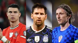 Craques que podem estar na última Copa. Foto: Marcos Brindicci/Carlos Rodrigues/Rich Storry/Getty Images