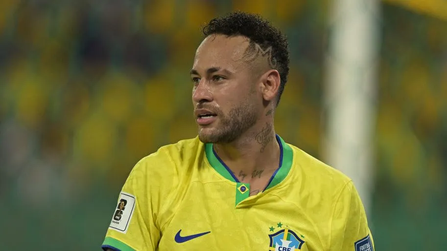 Neymar pelo Brasil. Foto: Pedro Vilela/Getty Images