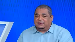 Vampeta durante o programa Galvão FC. Foto: Reprodução/YouTube SBT Sports.