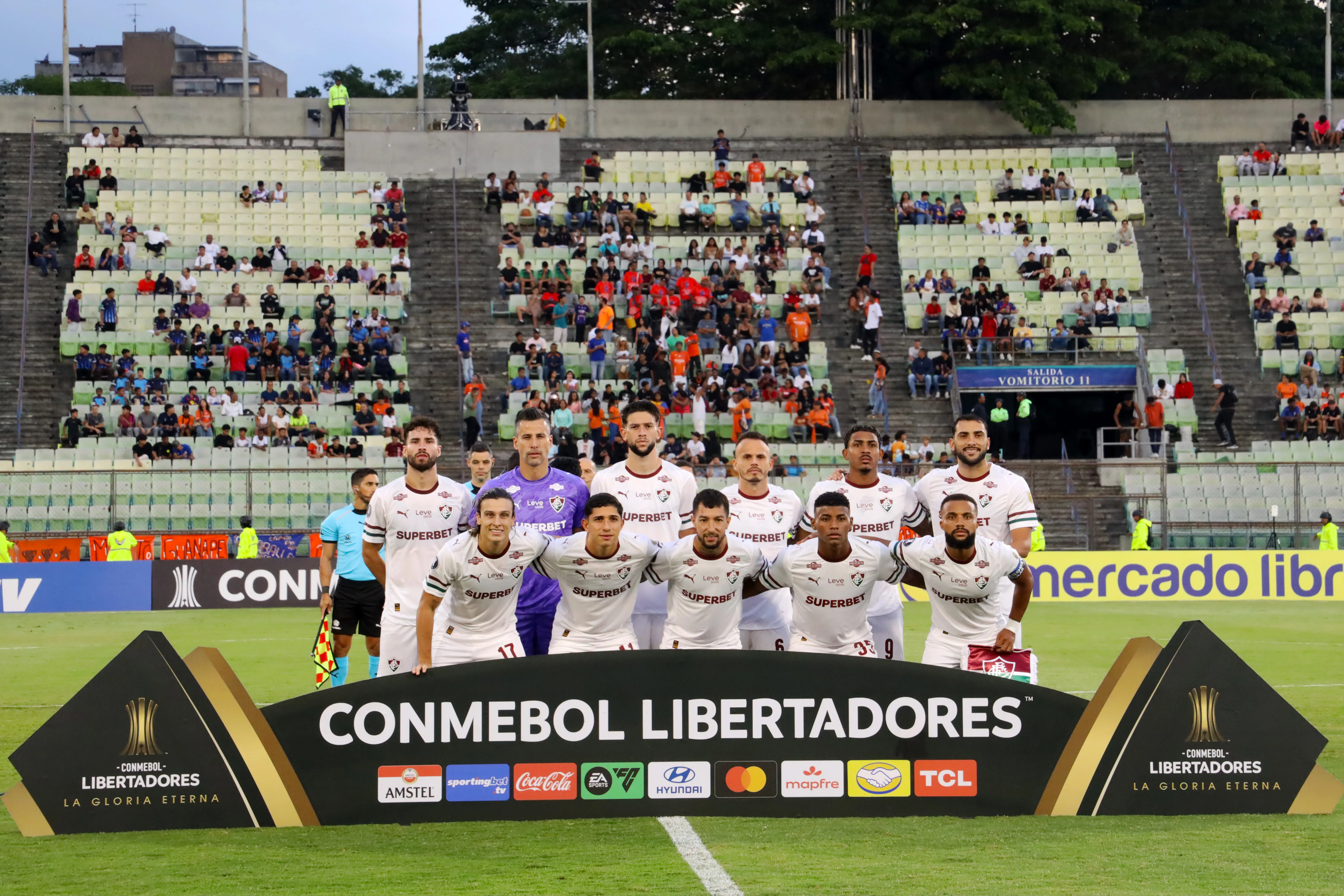 Deportivo La Guaira x Fluminense. (Photo by Edilzon Gamez/Getty Images)