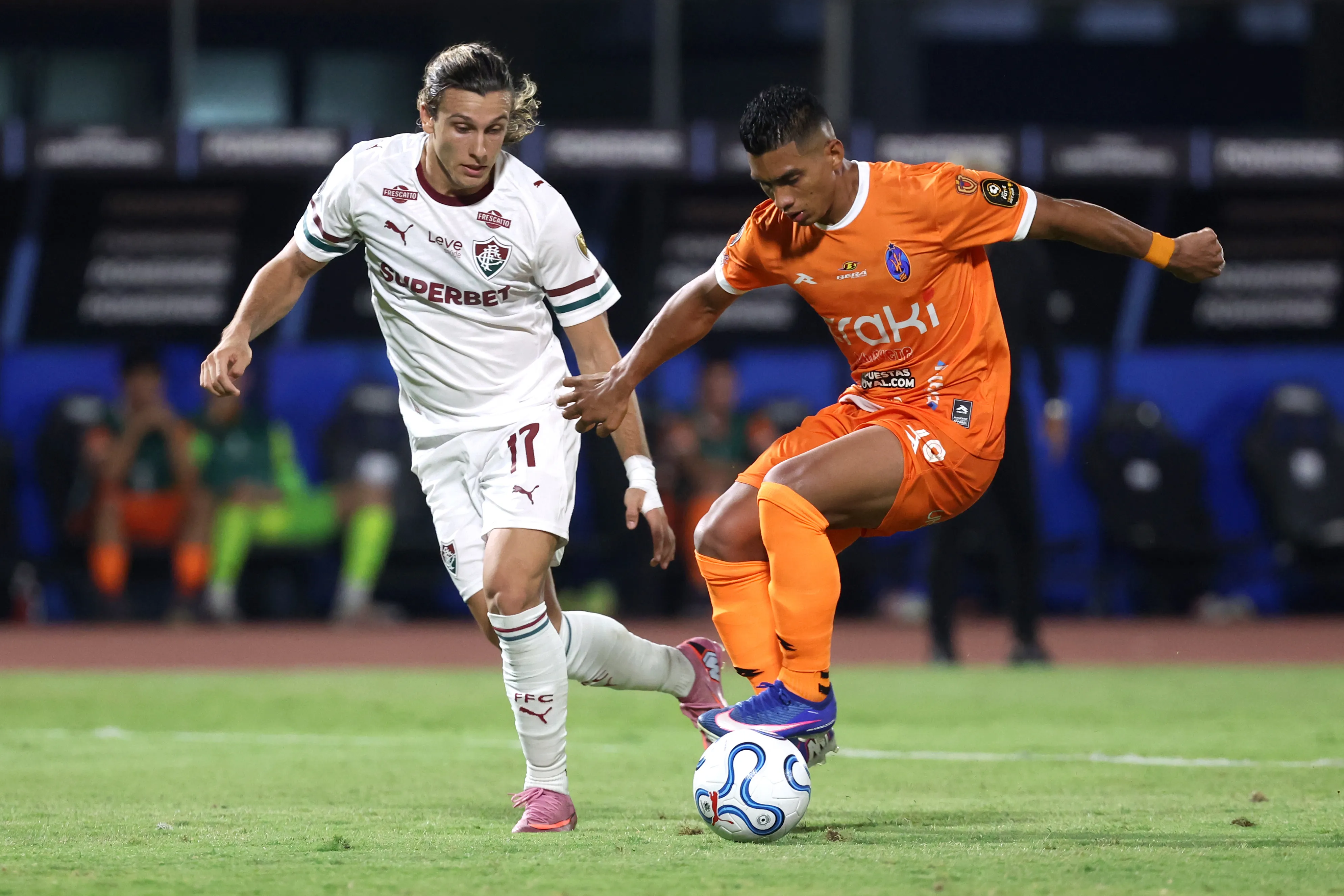 Canobbio durante a partida na Libertadores. Photo by Edilzon Gamez/Getty Images