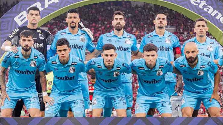 Equipe do Santos. Foto: Raul Baretta/ Santos FC