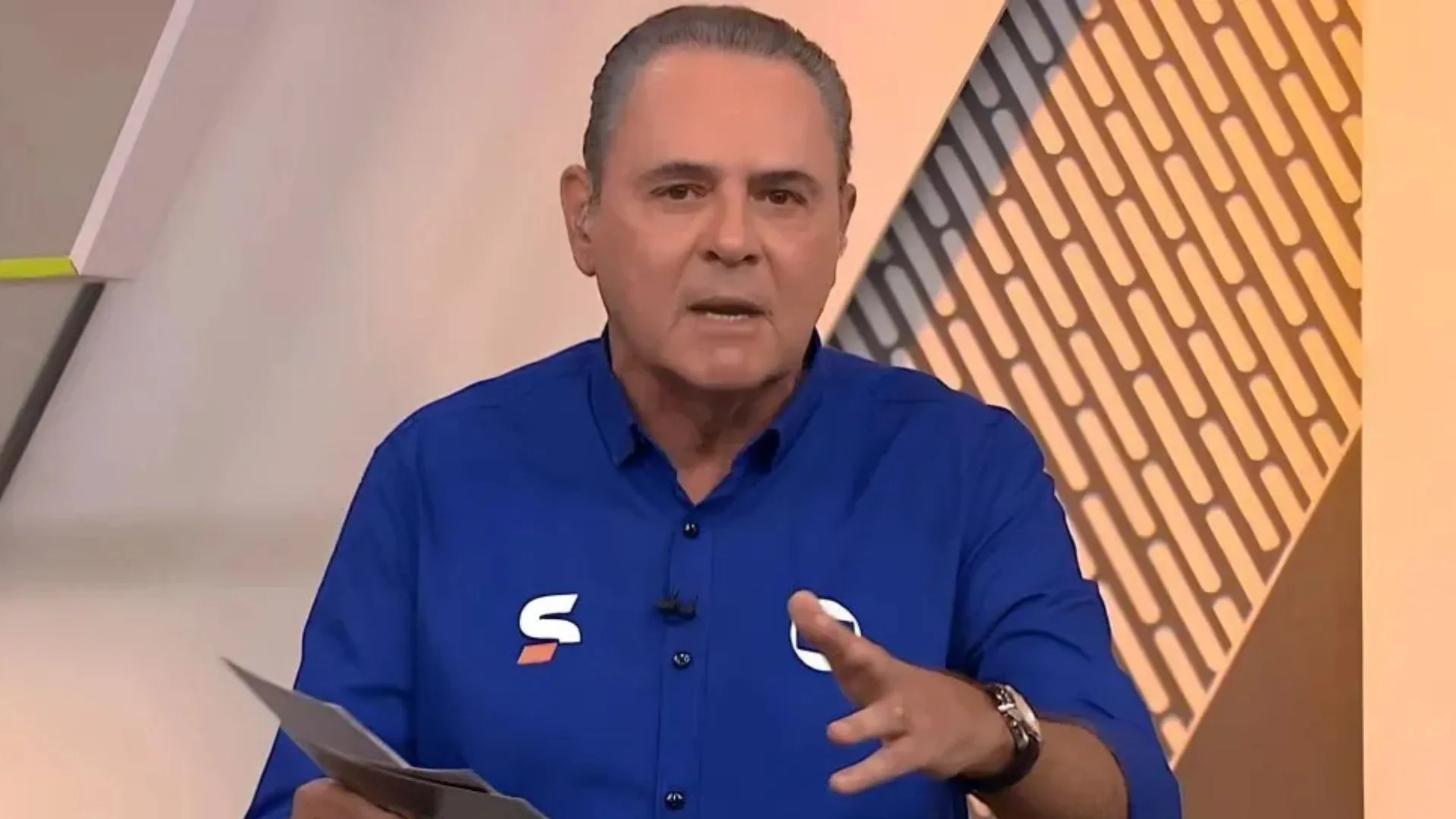 Luis Roberto na TV Globo.
