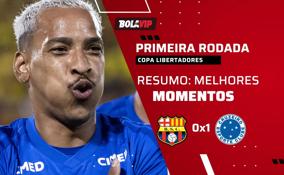 Barcelona SC 0 x 1 Cruzeiro: resumo completo e gol de Matheus Pereira pela Copa Libertadores