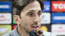 Zubeldía durante coletiva pós-jogo