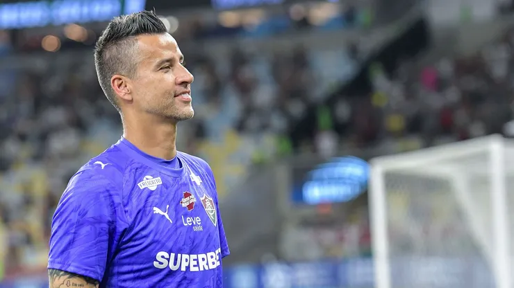 Fábio desafia o tempo, supera ídolo boliviano e crava novo recorde na Libertadores — Foto Thiago RibeiroAGIF