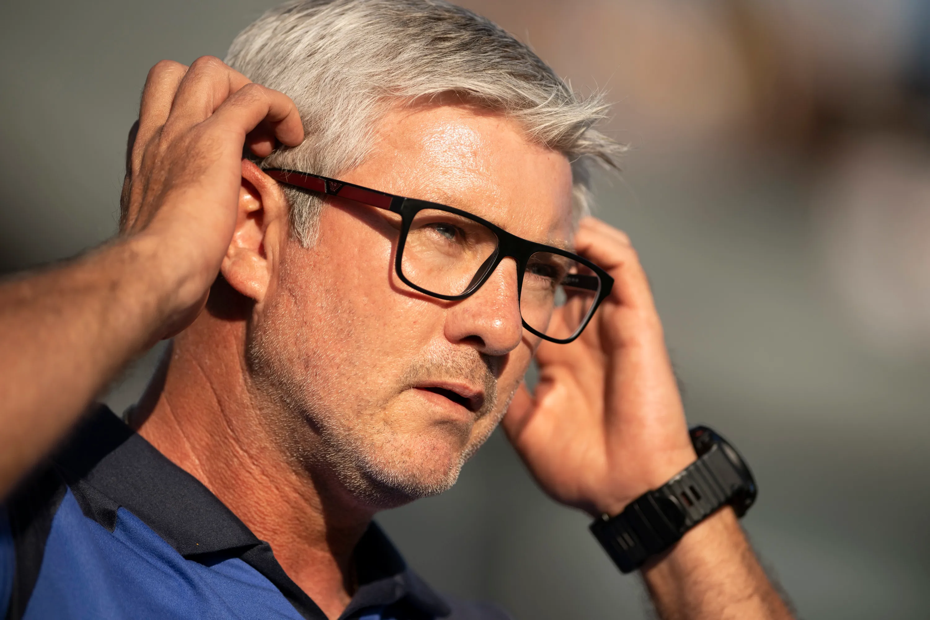 Odair dirigiu o Santos em cinco jogos na Sul-America em 2023 e não conseguiu classificar o Peixe para o mata-mata – Foto: Jorge Rodrigues/AGIF