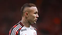 Cebolinha durante partida do Fla.